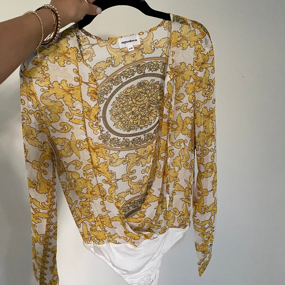 patterned bodysuit - Picture 2 of 3